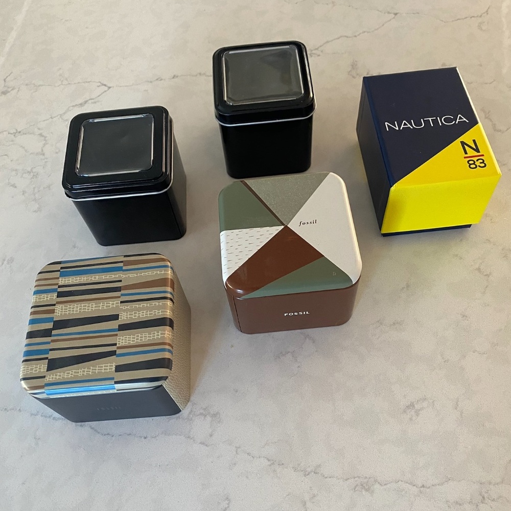 FOSSIL & GENERIC TIN BOXES | NAUTICA BOX